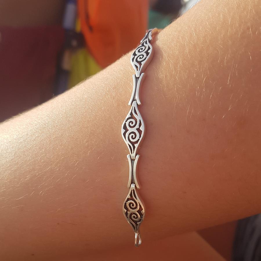 Pulsera de plata articulada | Mizril